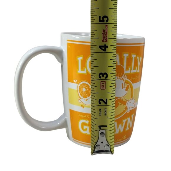 Disney Parks Minnie Mouse Mug Orange Juice Yellow Locally Grown Premium Fruit - Picture 9 of 10